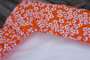 Aankleedkussenhoes Orange Flower_6